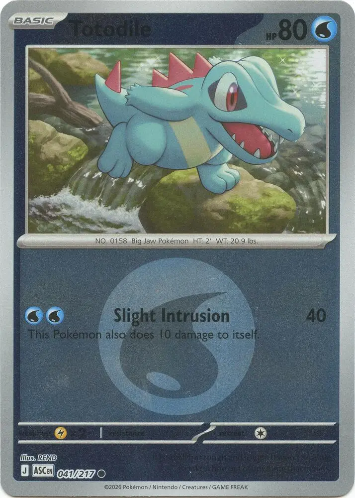 Totodile (Friend Ball), Ascended Heroes 041/217
