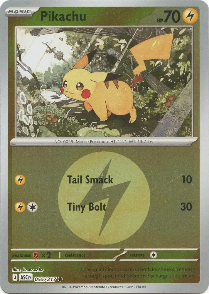 Pikachu (Friend Ball), Ascended Heroes 055/217