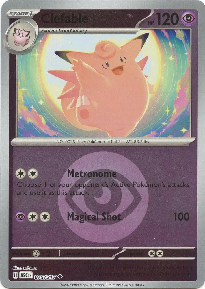 Clefable (Love Ball), Ascended Heroes 075/217