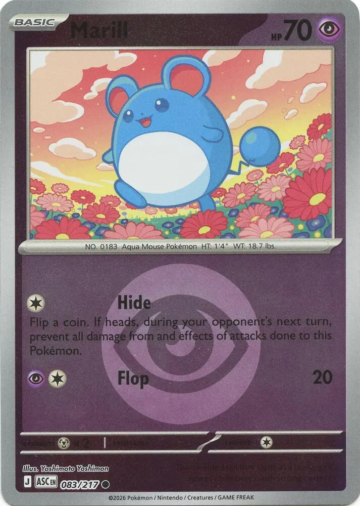Marill, Ascended Heroes 083/217