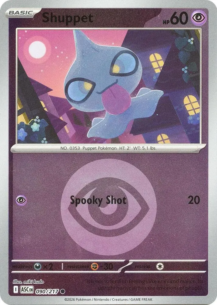 Shuppet (Dusk Ball), Ascended Heroes 090/217