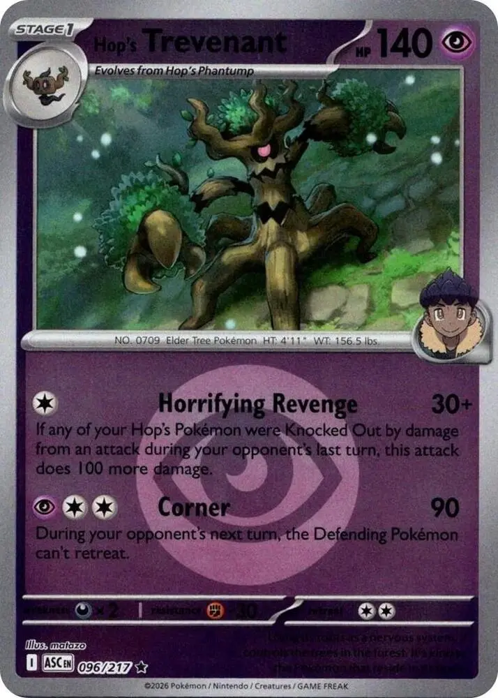 Hop's Trevenant, Ascended Heroes 096/217