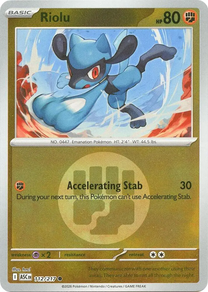 Riolu (Friend Ball), Ascended Heroes 112/217