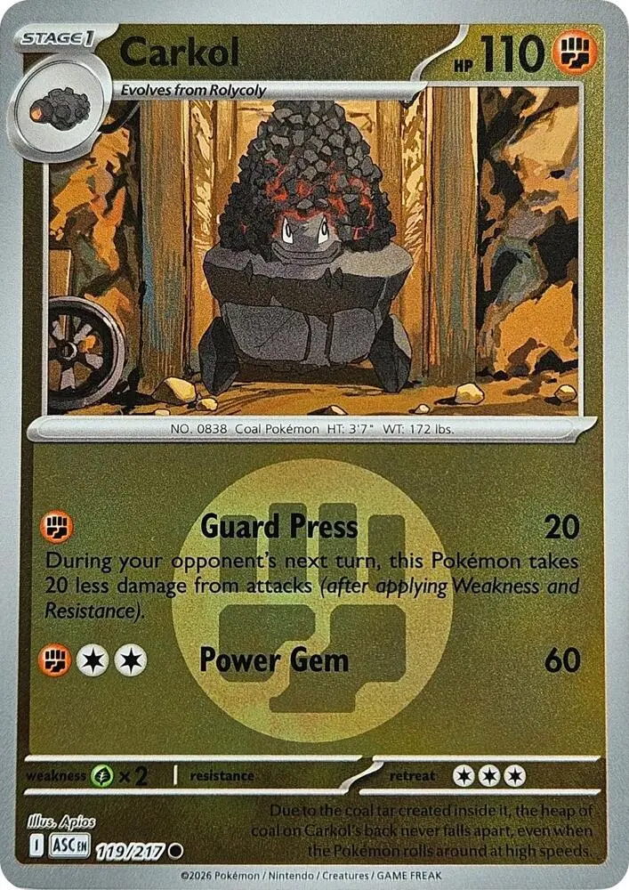 Carkol (Dusk Ball), Ascended Heroes 119/217