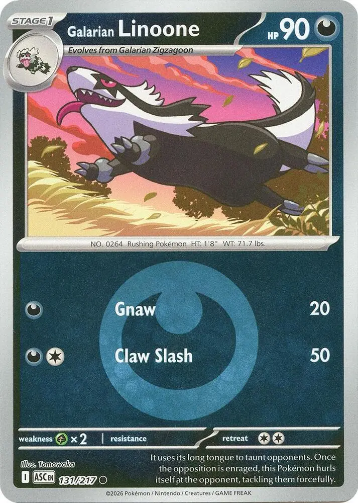 Galarian Linoone (Dusk Ball), Ascended Heroes 131/217