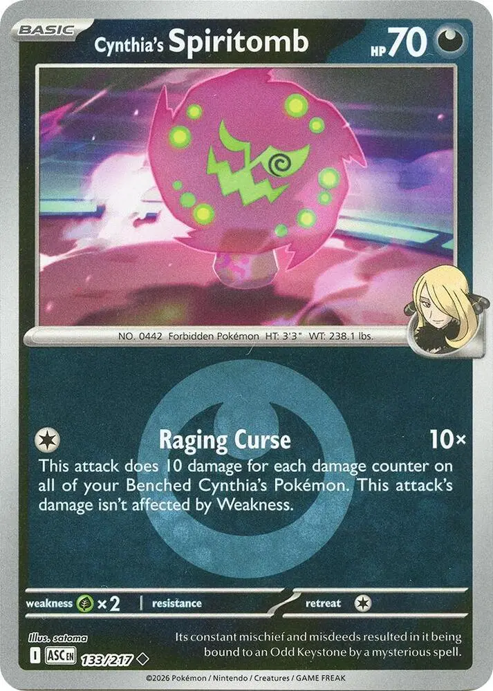 Cynthia's Spiritomb, Ascended Heroes 133/217