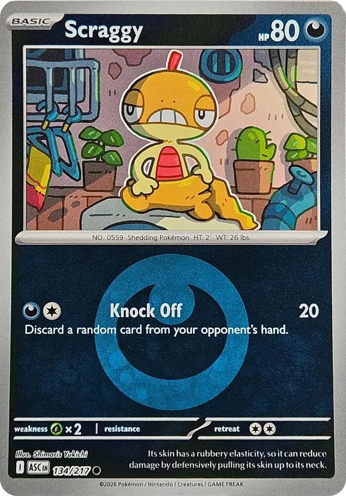 Scraggy (Quick Ball), Ascended Heroes 134/217