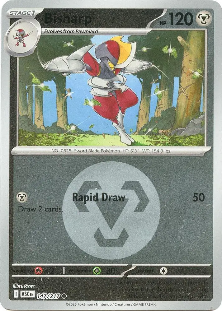 Bisharp (Quick Ball), Ascended Heroes 147/217