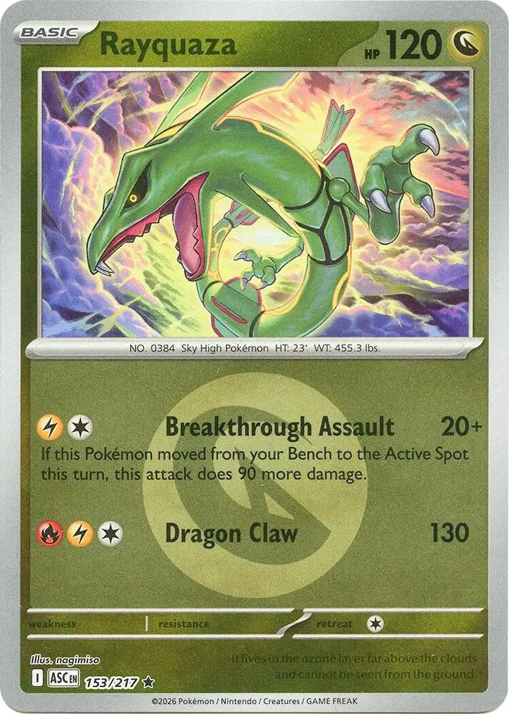 Rayquaza (Friend Ball), Ascended Heroes 153/217