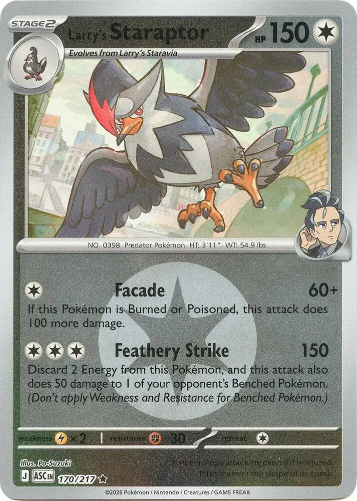 Larry's Staraptor, Ascended Heroes 170/217