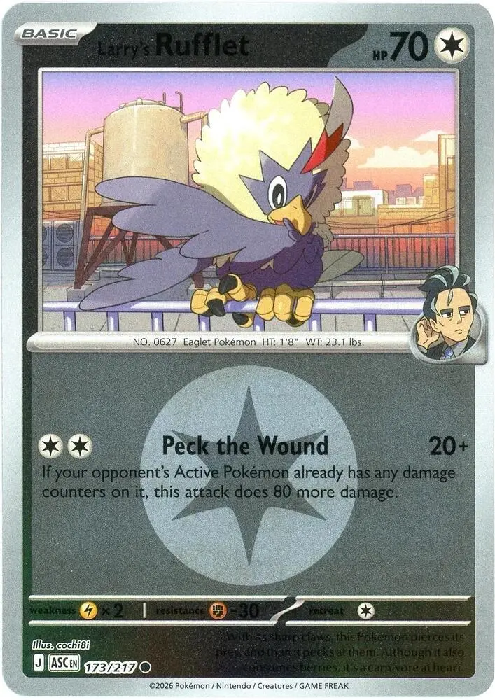 Larry's Rufflet (Poke Ball), Ascended Heroes 173/217