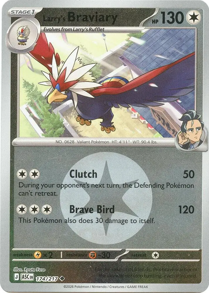 Larry's Braviary (Poke Ball), Ascended Heroes 174/217