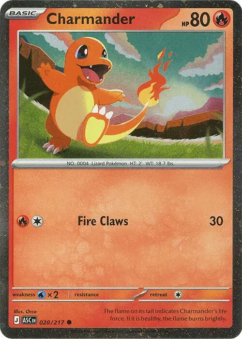 Charmander, Miscellaneous Cards & Products 020/217