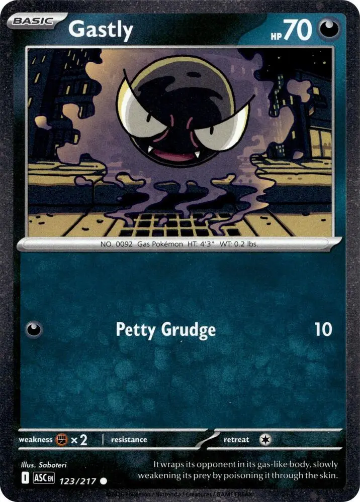 Gastly, Miscellaneous Cards & Products 123/217