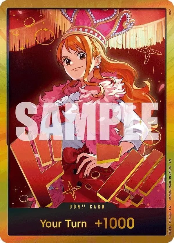 DON!! Card (Nami Gold), Extra Booster: One Piece Heroines Edition DON!!