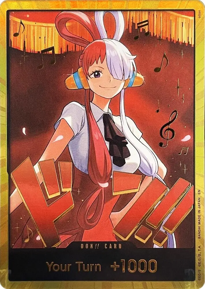 DON!! Card (Uta Gold), Extra Booster: One Piece Heroines Edition DON!!