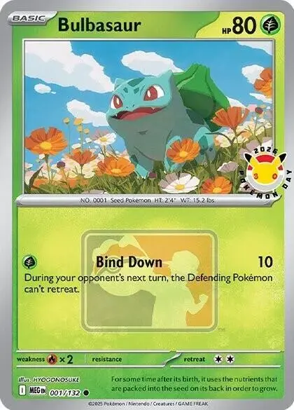 Bulbasaur (Pokemon Day 2026), Miscellaneous Cards & Products 001/132