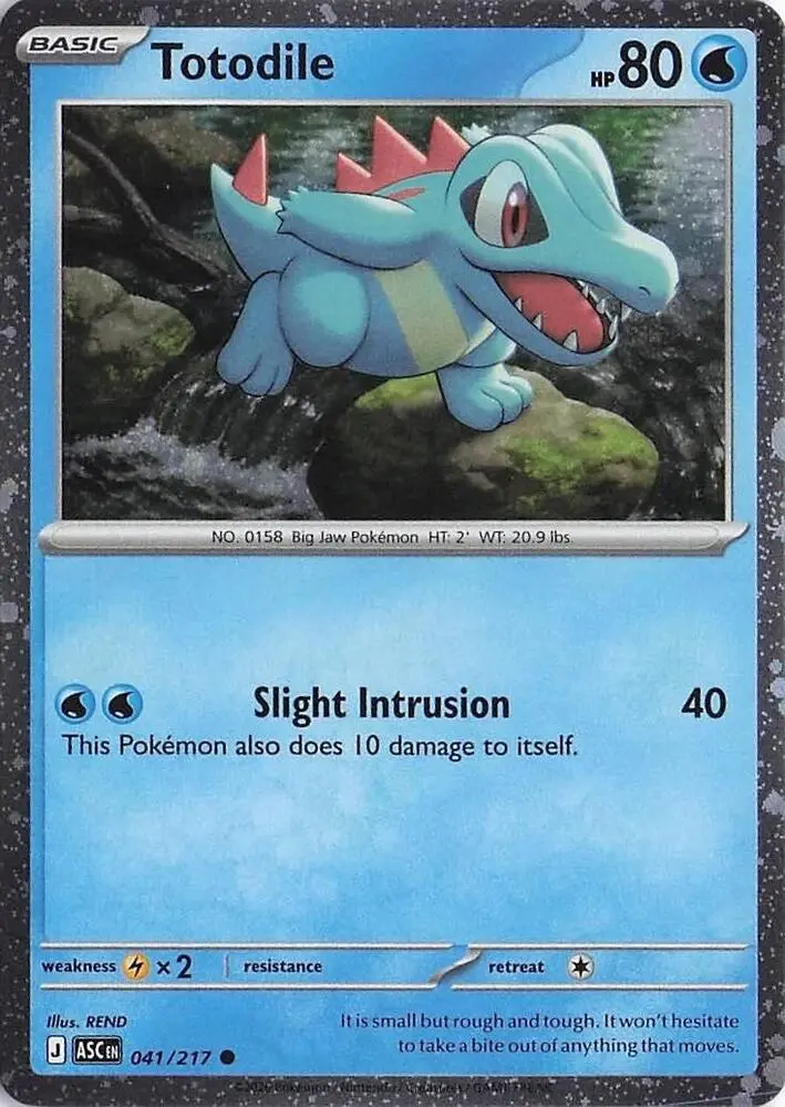 Totodile (Cosmos Holo), Miscellaneous Cards & Products 041/217