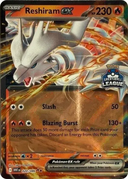 Reshiram ex, Southeast Asia Exclusives 020/086