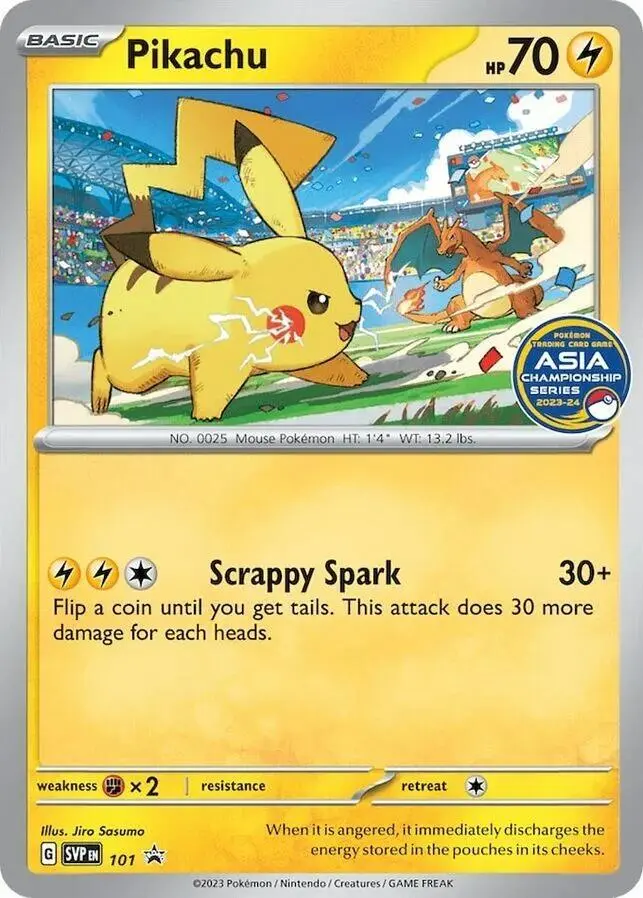 Pikachu (Asia Championship Series 23-24), SVP Black Star Promos 101