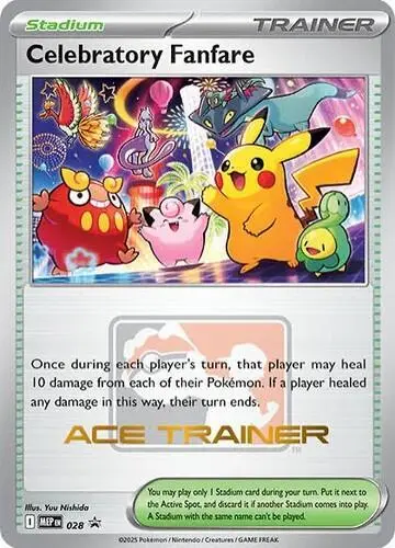 Celebratory Fanfare (Ace Trainer), MEP Black Star Promos 028