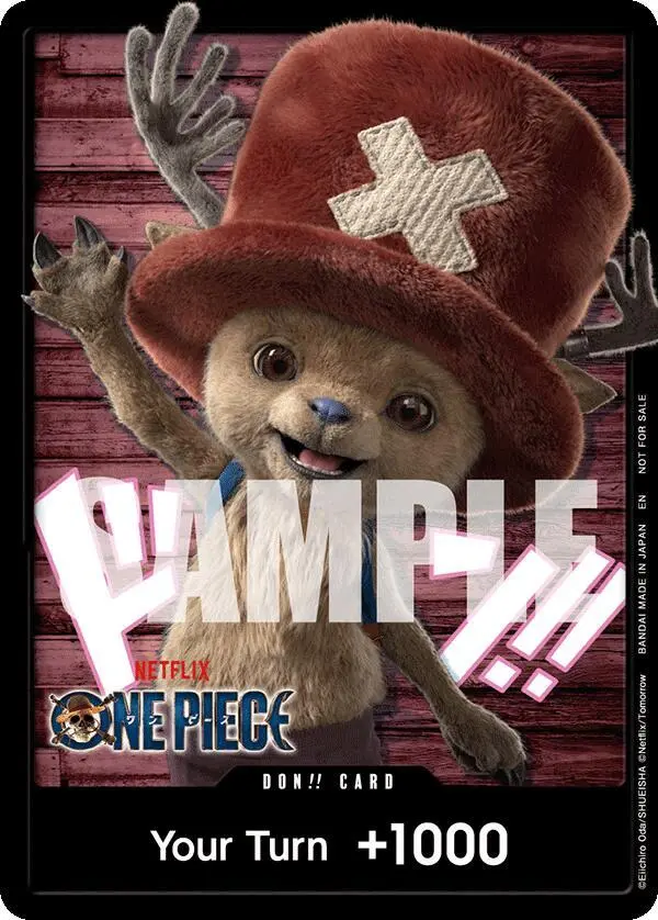 DON!! Card (Netflix Tony Tony.Chopper), One Piece Promotion Cards DON!!