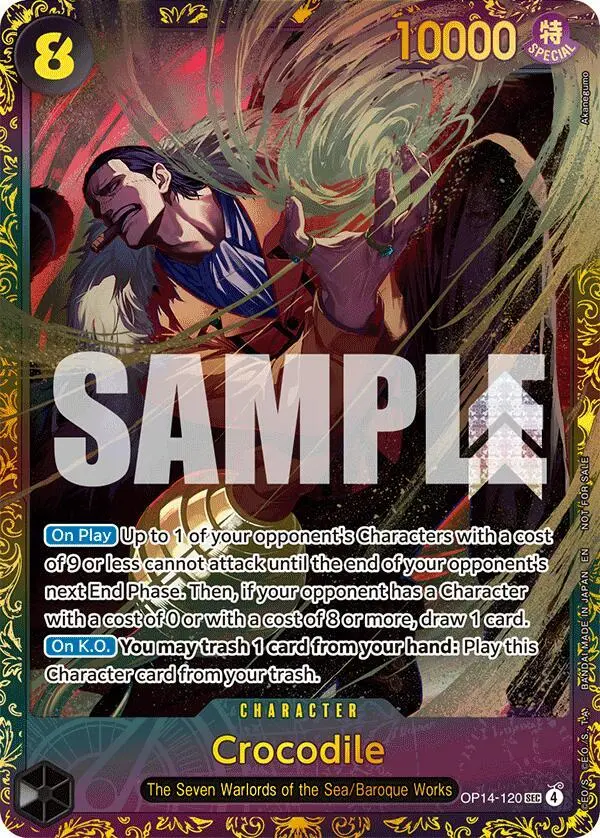 Crocodile (CS26-27 Regionals Season 1), One Piece Promotion Cards OP14-120