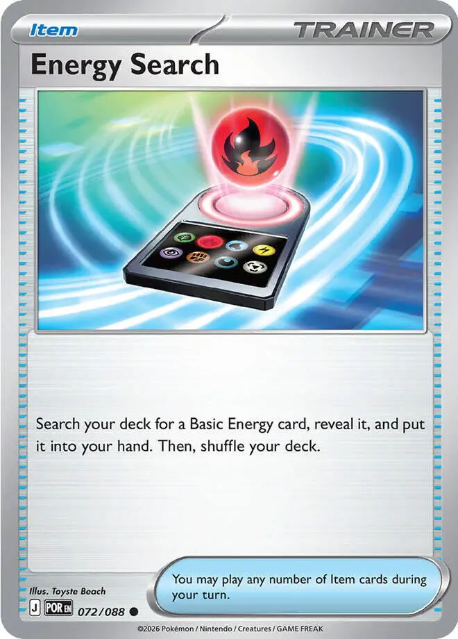 Energy Search, Perfect Order 072/88