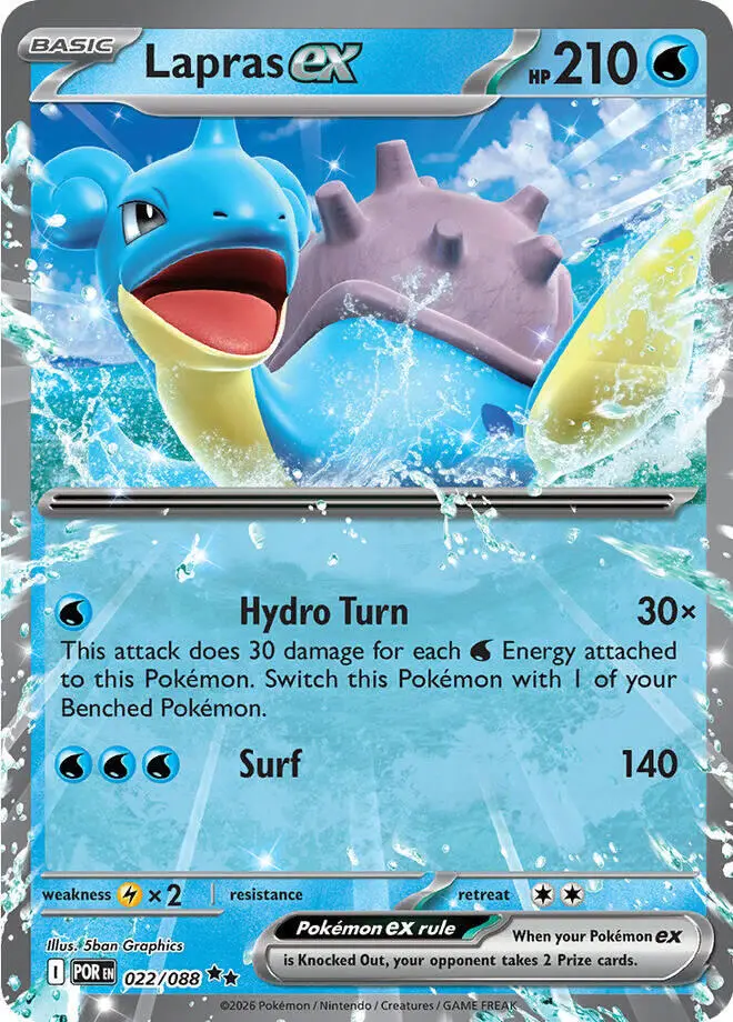 Lapras ex, Perfect Order 022/88