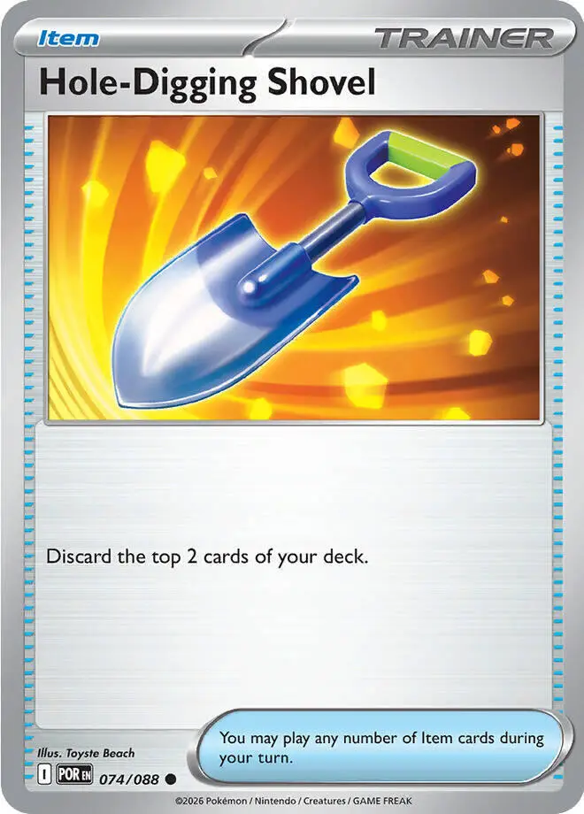 Hole-Digging Shovel, Perfect Order 074/88