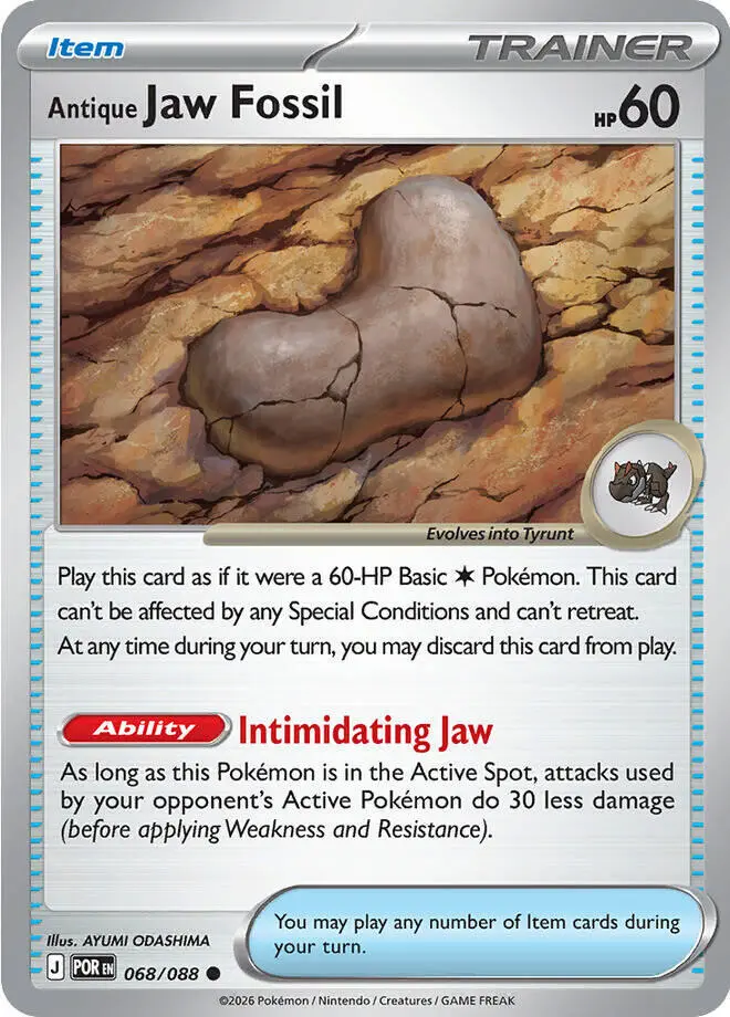 Antique Jaw Fossil, Perfect Order 068/88