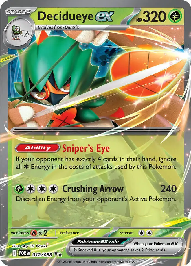 Decidueye ex, Perfect Order 012/88