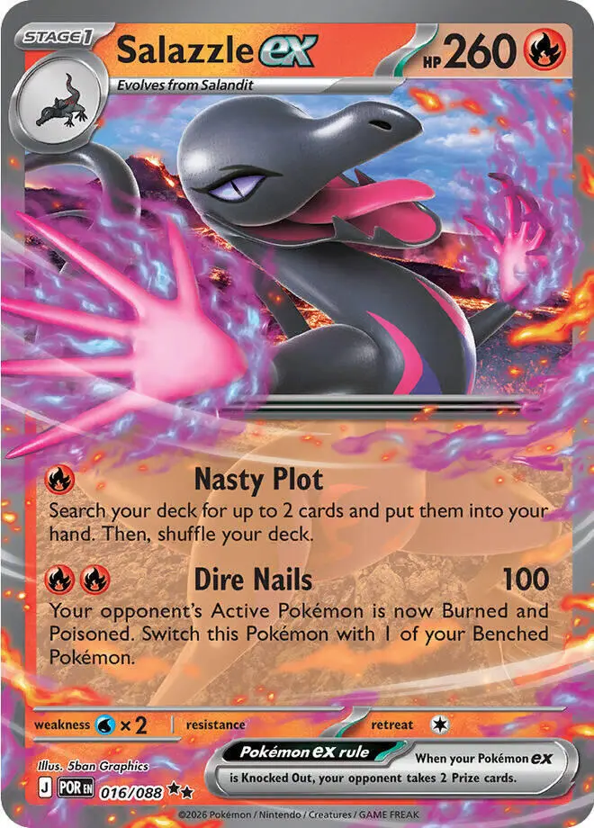 Salazzle ex, Perfect Order 016/88