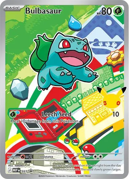 Bulbasaur, MEP Black Star Promos 037