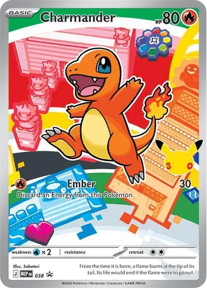Charmander, MEP Black Star Promos 038