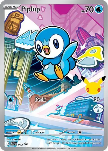 Piplup, MEP Black Star Promos 042