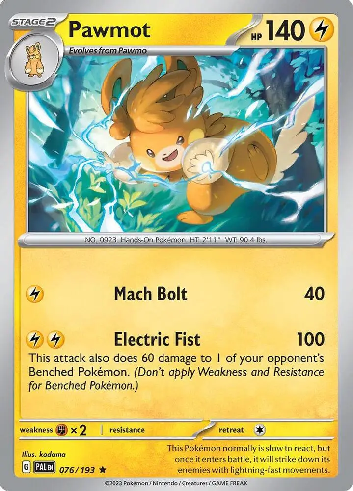 Pawmot, Deck Exclusives 076/198