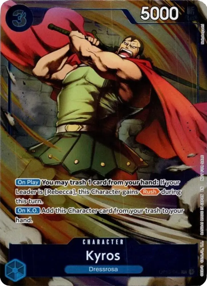 Kyros (Dash Pack), Adventure on Kami's Island OP15-042