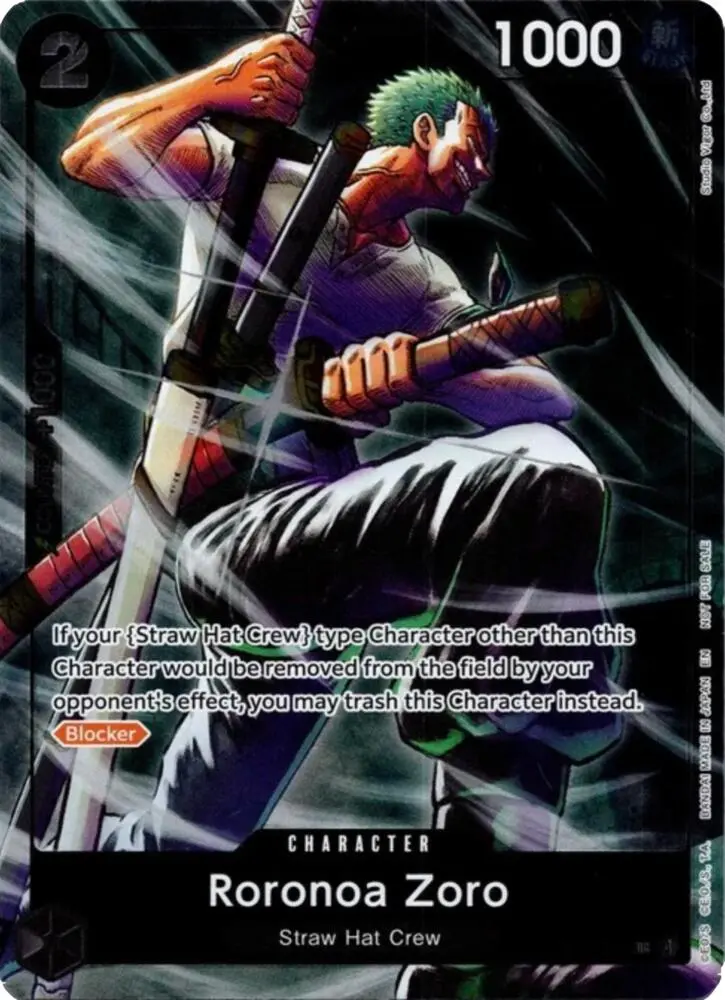 Roronoa Zoro (Dash Pack), Adventure on Kami's Island OP15-094