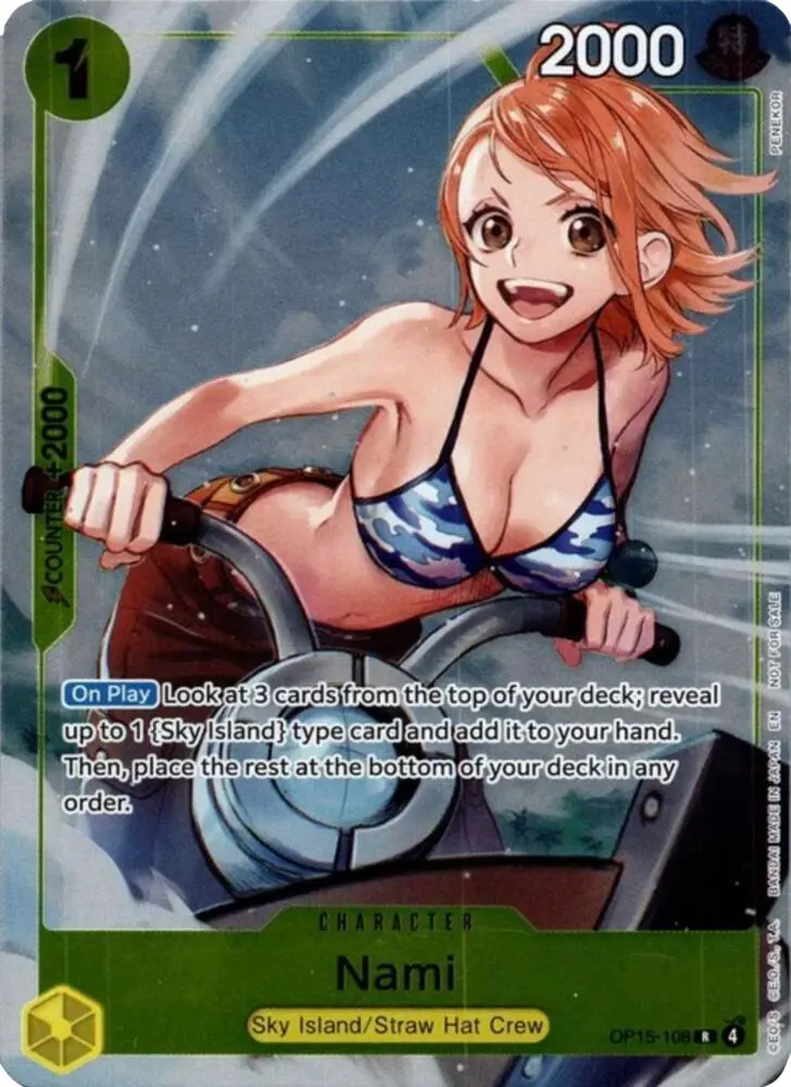 Nami (Dash Pack), Adventure on Kami's Island OP15-108