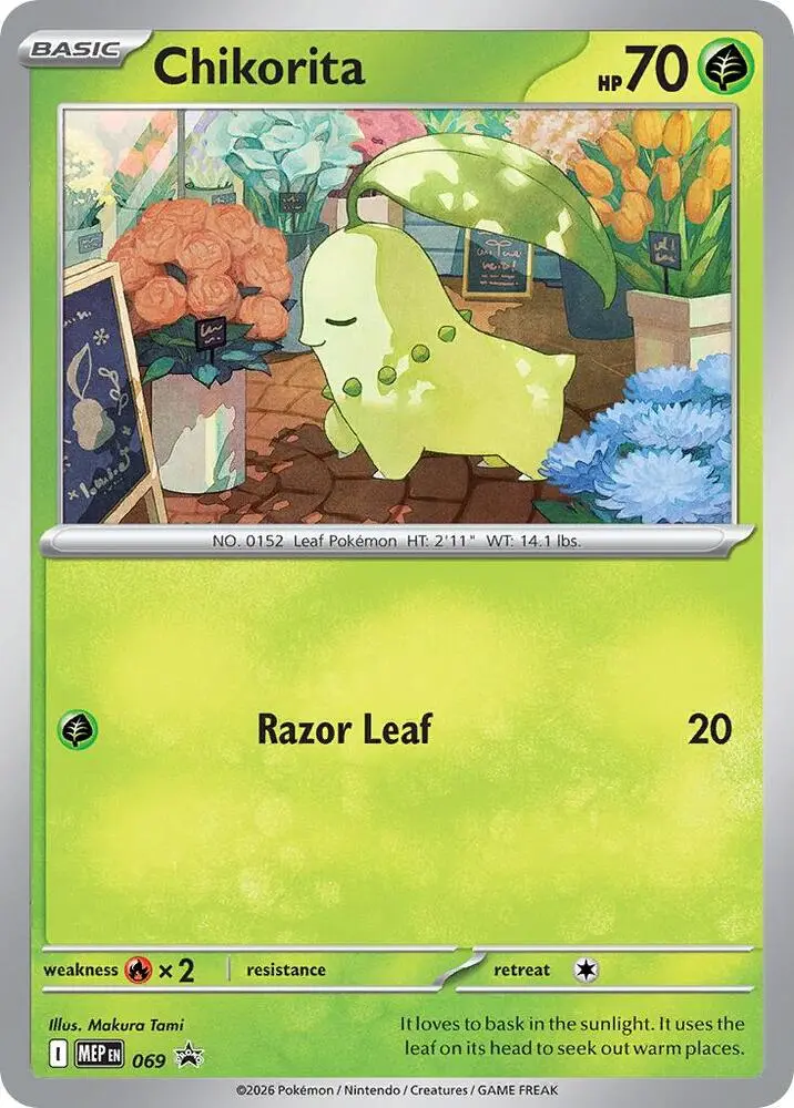 Chikorita, MEP Black Star Promos 069