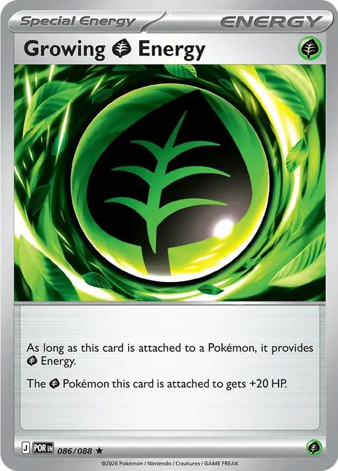Growing Grass Energy - 086/088 (Non-Holo), Deck Exclusives 086/088
