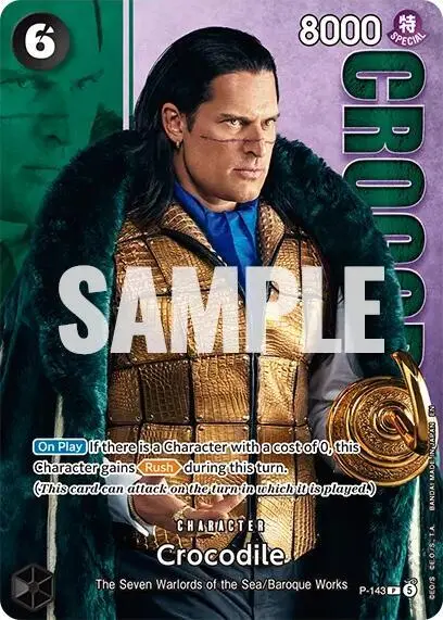Crocodile (Premium Card Collection -Live Action Edition Vol.2 Baroque Works-), One Piece Promotion Cards P-143