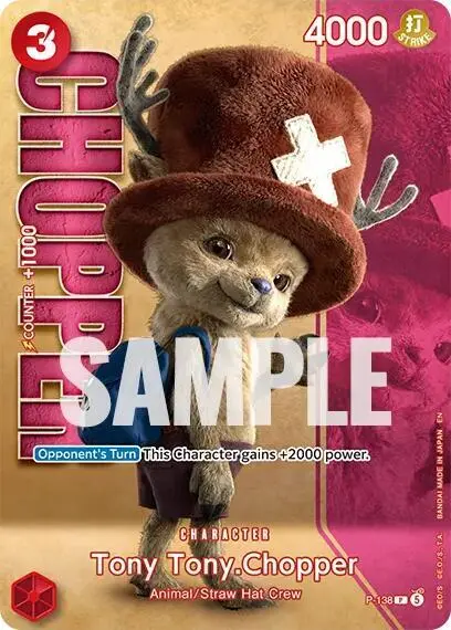 Tony Tony.Chopper (Premium Card Collection -Live Action Edition Vol.2 Straw Hat Crew-), One Piece Promotion Cards P-138
