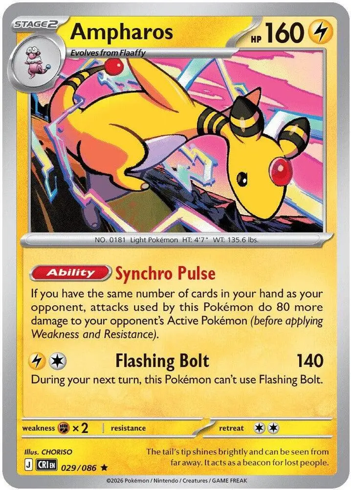Ampharos, Chaos Rising 029/86
