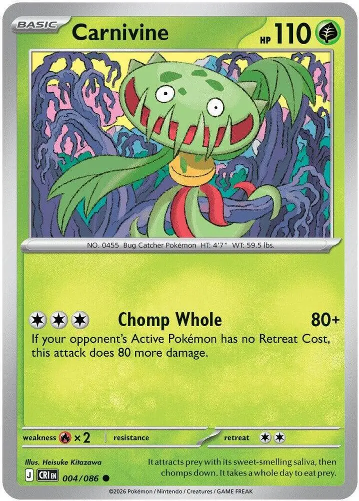 Carnivine, Chaos Rising 004/86