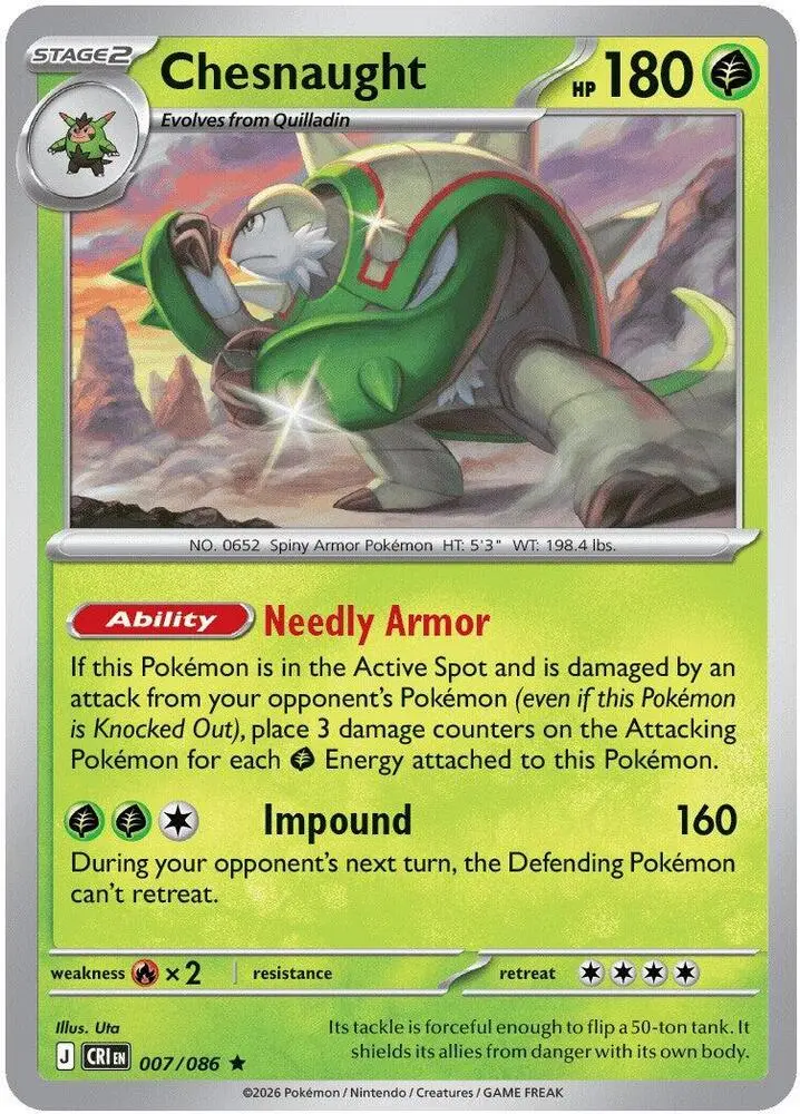 Chesnaught, Chaos Rising 007/86