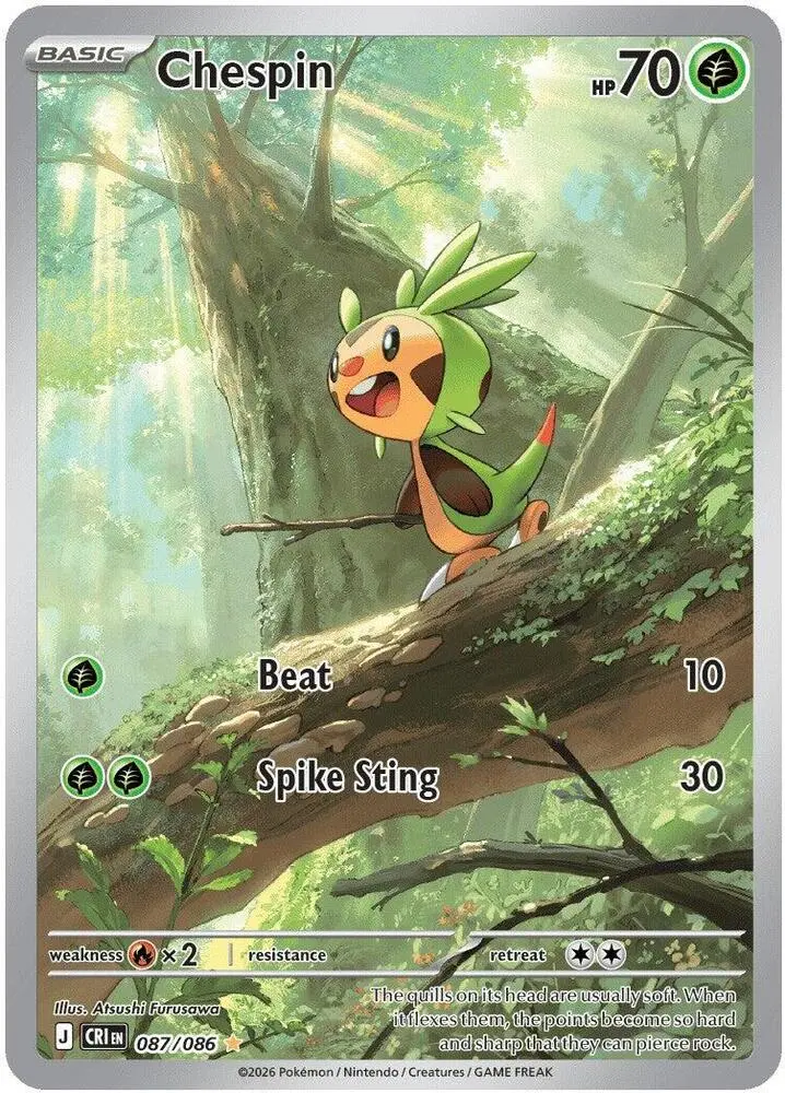 Chespin, Chaos Rising 087/86