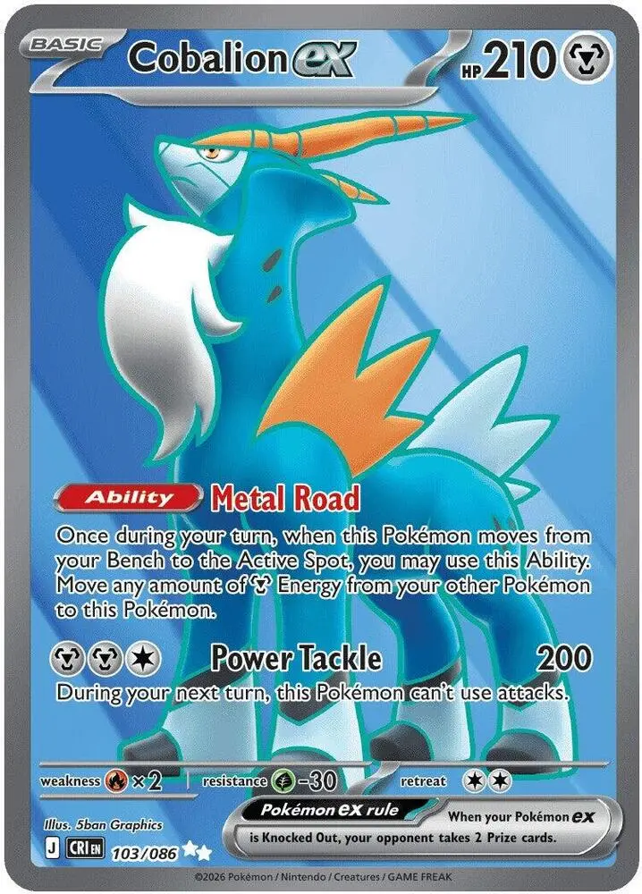 Cobalion ex, Chaos Rising 103/86