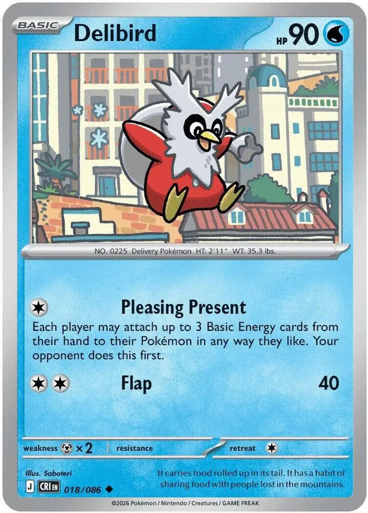 Delibird, Chaos Rising 018/86